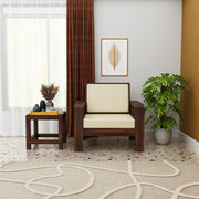 Solid Wood Single Seater Sofa for Living Room Home