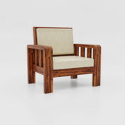 Solid Wood Single Seater Sofa for Living Room Home