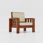 Solid Wood Single Seater Sofa for Living Room Home