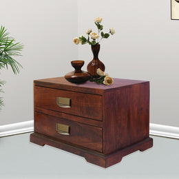 wooden bedside