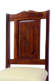 Solid Wood 2 Dining Chairs with Cushions for Dining Room