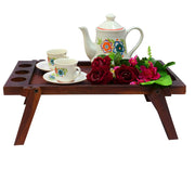 Wooden Foldable Breakfast Tray, Serving Tray, Dinner Tray