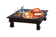 Solid Wood Pooja Choki for Temple