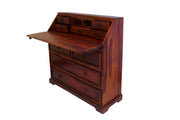 Wooden Chest of Drawers Cum Study Table with Chair for Living Room (Maple Finish)