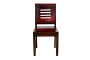 Solid Wood Dining Chair 2 for Home & Living Room In Honey Finish