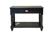 Wooden Console Table with 1 drawer In Walnut Finish for Living Room