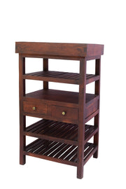 Wooden Shoe Rack with 2 Drawers