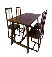 Solid Wood Dining Table 4 Seater with Chairs for Dining Room
