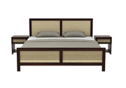 Wooden King Size Bed Without Storage  for Bedroom