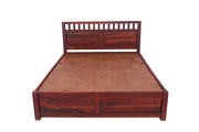 Wooden Queen Size Bed with Storage for Bedroom