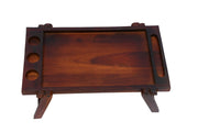Wooden Foldable Breakfast Tray, Serving Tray, Dinner Tray