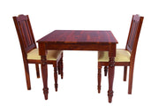 Wooden Dining Table 2 Seater for Dining Room (Honey Finish)