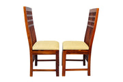 Solid Wood High Back Dining Chair Set of 2 for Dining Room