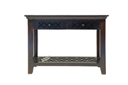 Wooden Console table with 2 Drawer for Living Room