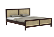 Wooden King Size Bed Without Storage  for Bedroom