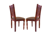 Wooden Dining Chair Set of 2 with Cushions for Living Room