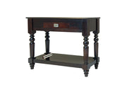 Wooden Console Table with 1 drawer In Walnut Finish for Living Room
