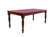 Solid Wood Dining Table 6 Seater for Dining Room (Honey Finish)