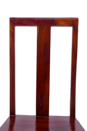 Wooden Dining Chair Set of 2 for Kitchen & Dining Room in Honey Finish