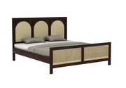 Solid Wood King Size Bed Without Storage  for Bedroom