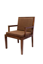 Mango Wood 4 Seater Dining Table Set for Dining Room (Walnut Finish)