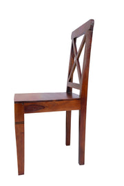 Wooden Chest of Drawers Cum Study Table with Chair for Living Room (Honey  Finish)