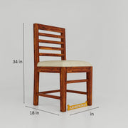 Wooden Dining Table 6 Seater with Bench for Dining Room