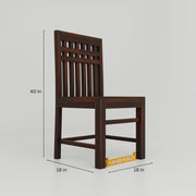 Wooden Dining Table 2 Seater with Chairs for Dining Room & Cafe