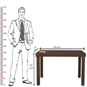Modern Wooden 4 Seater Dining Table Set