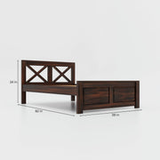 Wooden Single Bed for Bedroom & Living Room