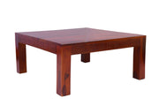 Solid Wood Center Coffee Table for Living Room in honey Finish