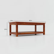 Solid Wood Coffee Table for Living Room