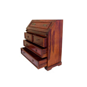 Solid Wood Study Table for Students with Drawers for Living Room