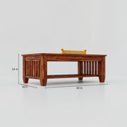 Wooden Coffee Table for Living Room in Honey Finish