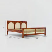 Wooden King Size Bed Without Storage