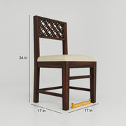 Solid Wood  Dining Table 4 Seater with Chairs & Bench for Home