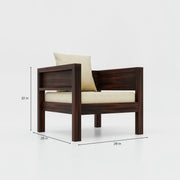 Solid Wood 5 Seater Sofa Set for Living Room & Home