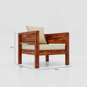 Solid Wood 5 Seater Sofa Set for Living Room & Home