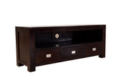 Wooden Tv Cabinet with Drawers for Living Room In Walnut Finish