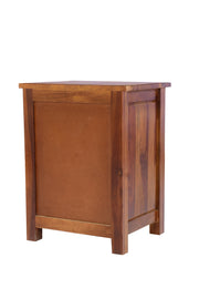 Wooden Bedside Table with Drawers in Provincial Teak Finish