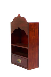 Wooden Tample with Drawer for Home in Maple Finish