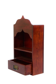 Wooden Tample with Drawer for Home in Maple Finish