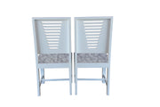 Wooden 2 Dining Chair Set for Dining Table & Kitchen in White Finish