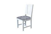 Wooden 2 Dining Chair Set for Dining Table & Kitchen in White Finish