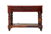 Wooden Console table With 1 drawer In Honey Finish for Living Room
