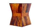 Wooden Side Table for Living Room in Honey Finish