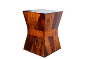 Wooden Side Table for Living Room in Honey Finish