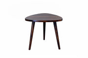 Wooden Stool for Living Room in Walnut Finish