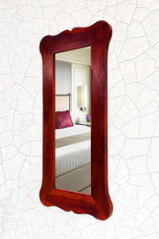 Wooden Frame Decorative Wall Mirror for Home