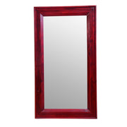 Solid Wood Frame Decorative Wall Mirror for Home